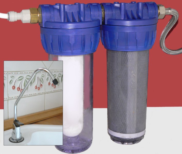 Filtration de l'eau: cartouche filtration 3+1 gratuite robinet